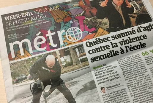 Metro Montreal one of 30 Newspapers