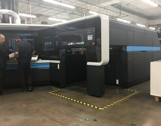 The Landa S10P in Beta testing at Mercury Print Productions is the first placement in North America