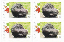 Stamps with Macdonald's head off