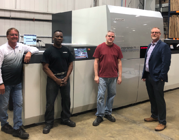 Left to Right: Jim Theakston, Edmund Rayne, Paul Nadeau, From Lowe Martin, Brett Rogers from Komcan.