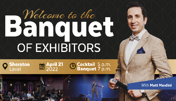 Special Exhibitor's Banquet as part of trade show 