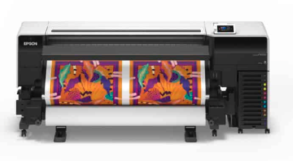 The SureColor F9570H dye-sublimation printer.