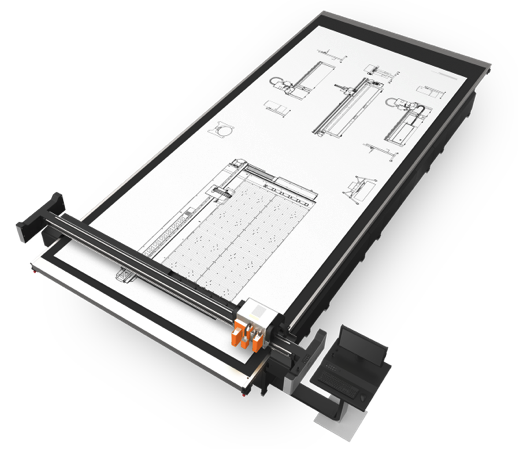 Kongsberg C68 Exact Cutting table 126.37 x 252in