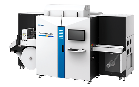 Truepress LABEL 350UV series, UV inkjet systems for label printing  