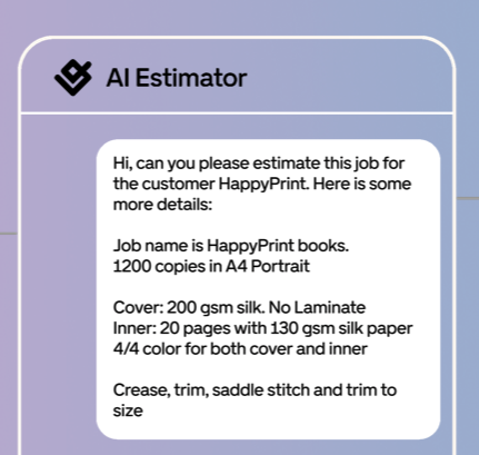 AI the future of print estimation 