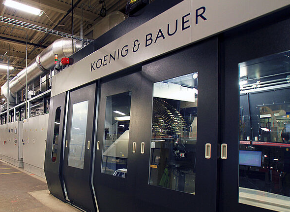 New Koenig & Bauer MetalCoat 470 coating line at Massilly in Brantford