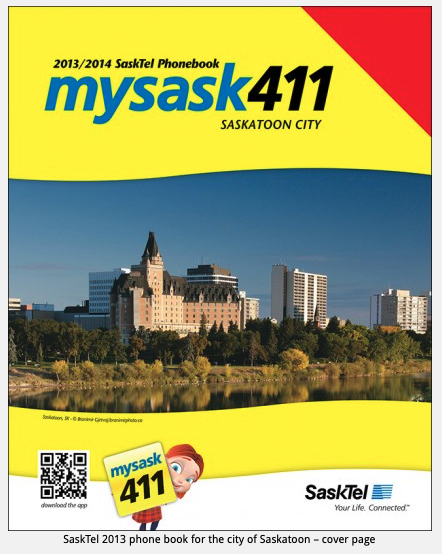 Over 465,000 phone books are printed 