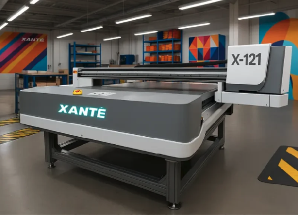 X-121 Adobe Postscript UV Flatbed Printer