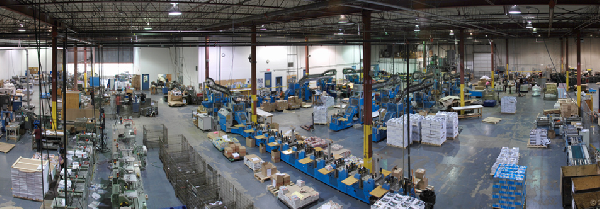 Running 3 shifts 5 days a week with a staff of 240. 