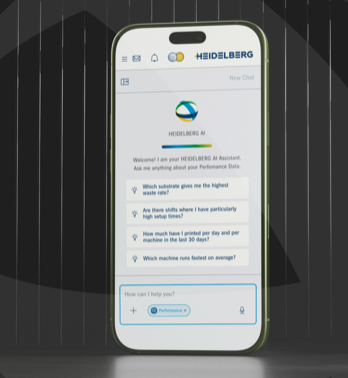 HEIDELBERG Portal AI Performance Chat.