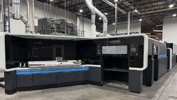 Landa S10P Nanographic inkjet press. 