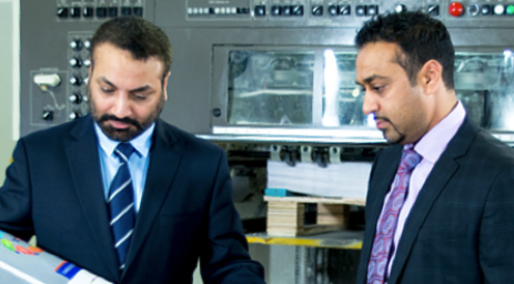 Brothers  Robbie Dhanju (R) and Pal (L) partners in MPI Print 