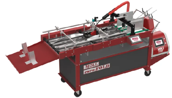 The euroFold for digital printers who do short run  packaging